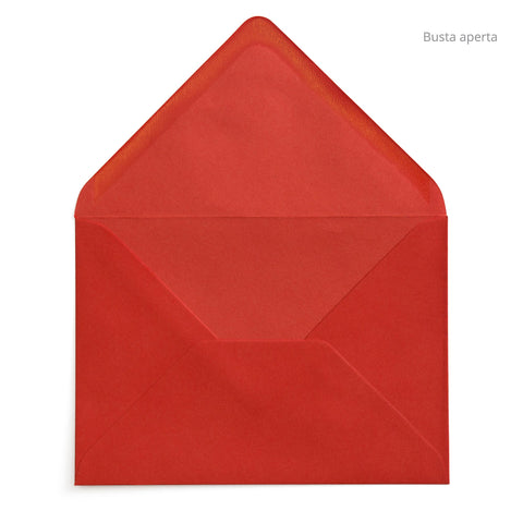Busta rosso fuoco 133x184