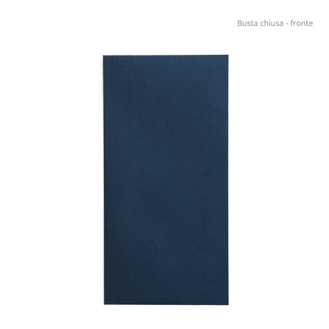 Busta blu marino 220x110