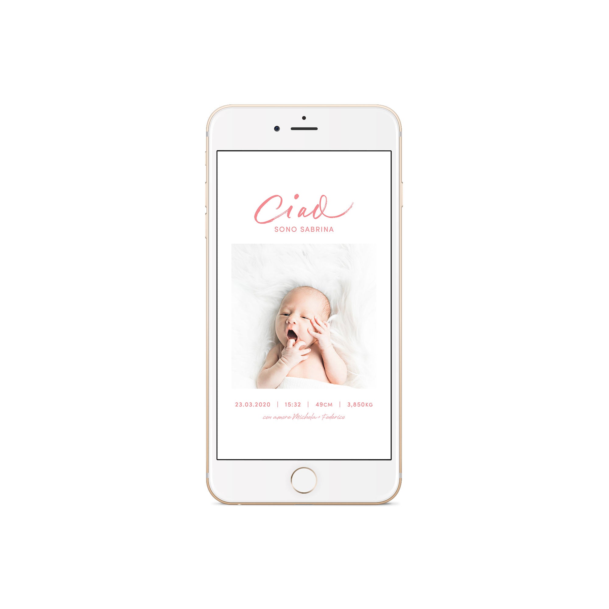 Ciao / Birth Announcements