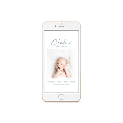 Ciao / Birth Announcements