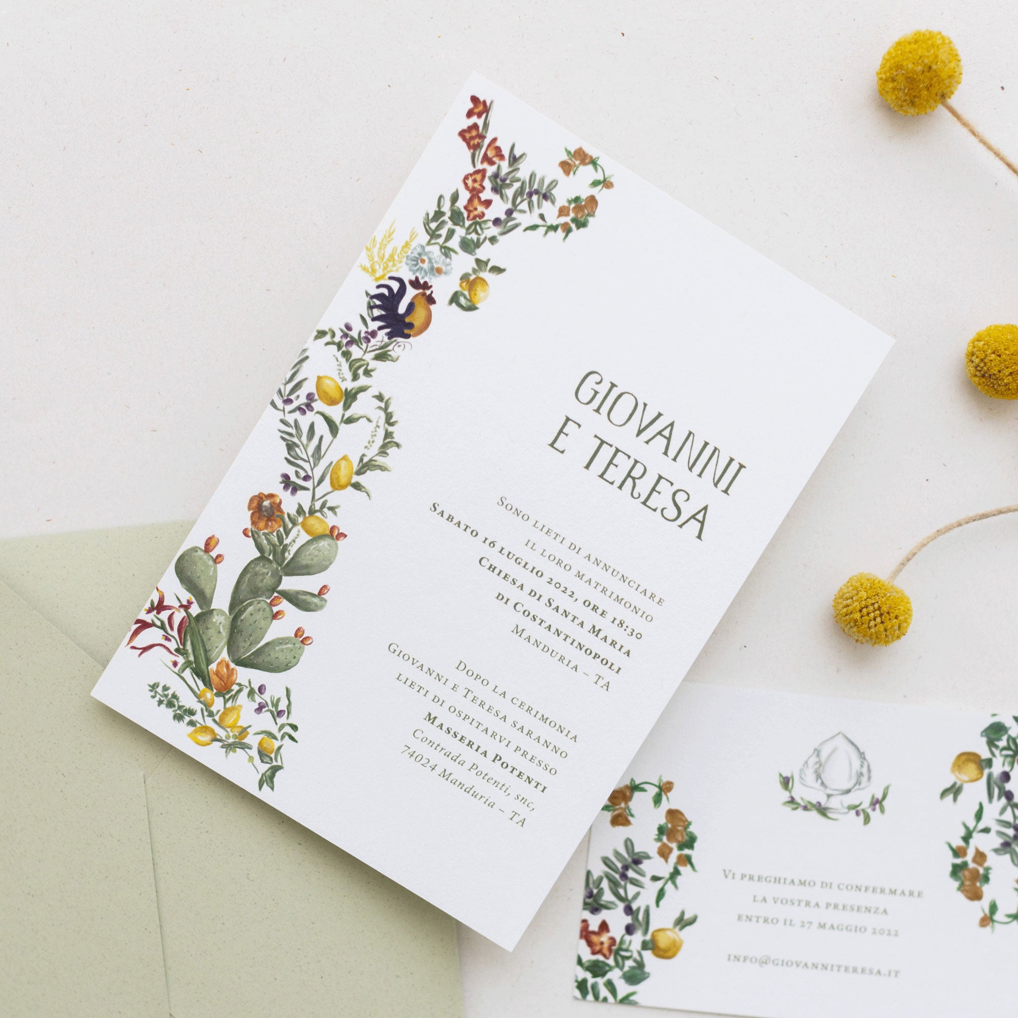 Sample Invito + kit buste