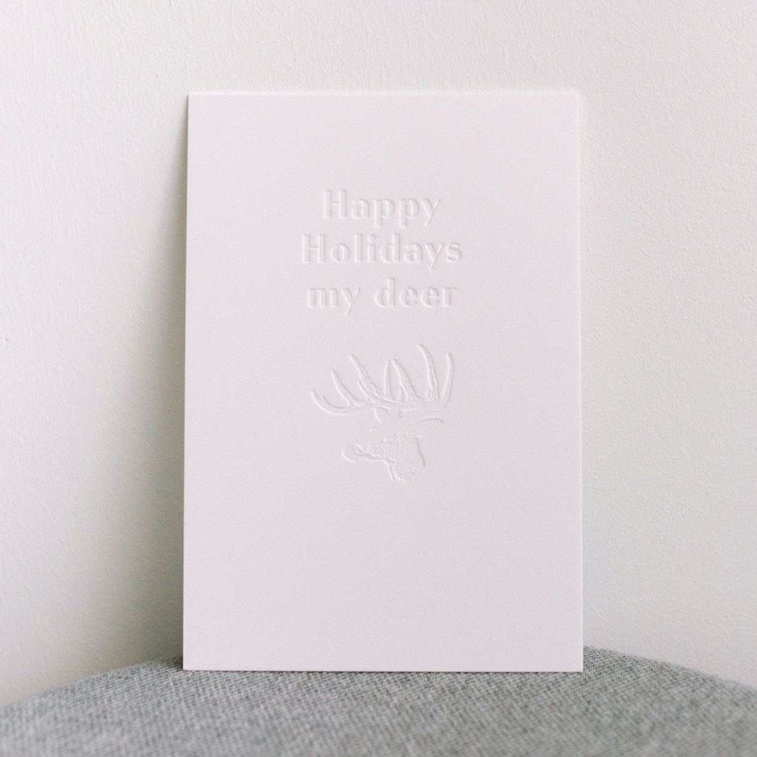 Happy Holidays my deer