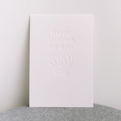 Happy Holidays my deer