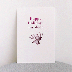 Happy Holidays my deer