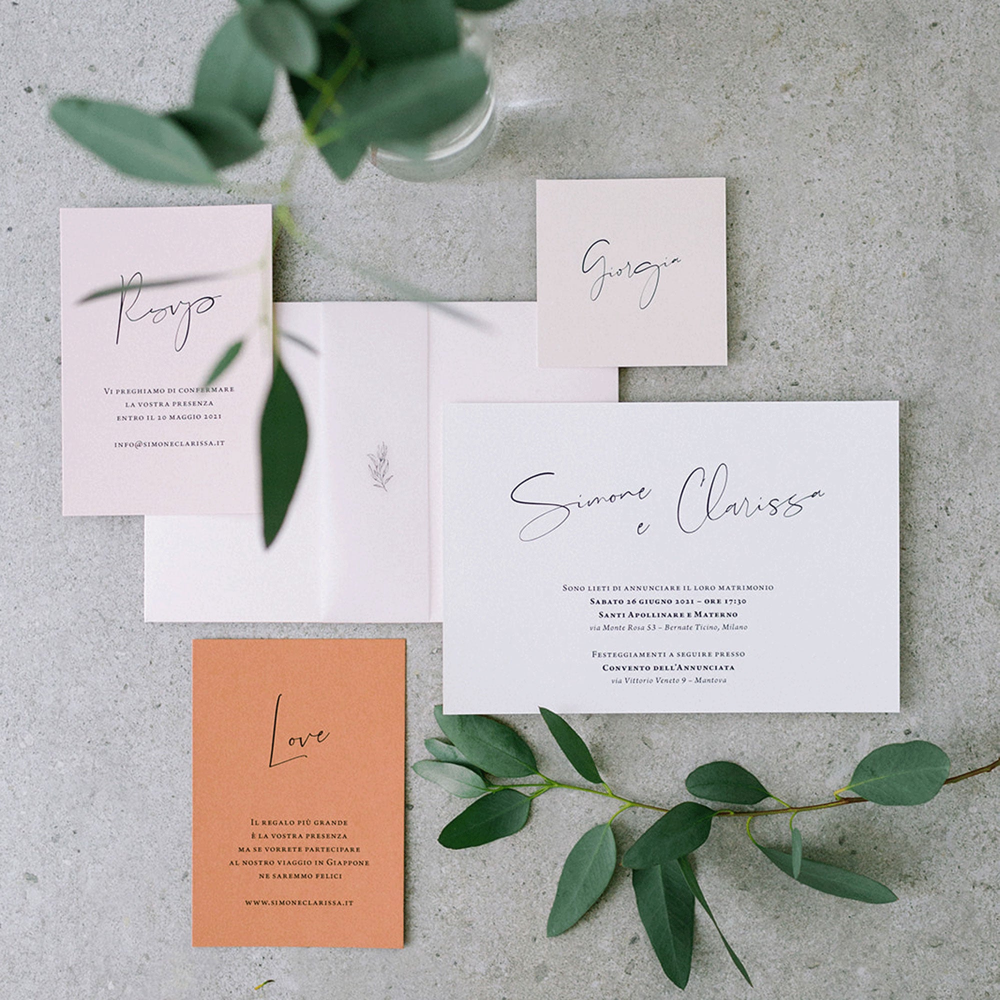 Sample Invito + kit buste